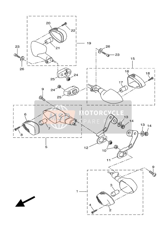 5JHF62940000, Mutter 1, Yamaha, 2